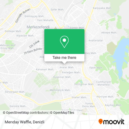 Merıday Waffle map