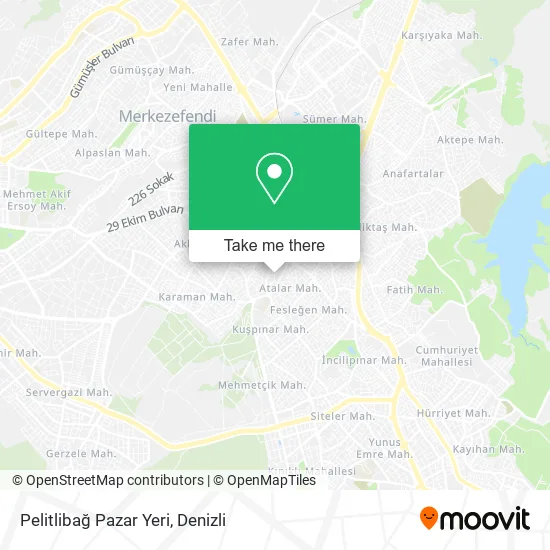 Pelitlibağ Pazar Yeri map