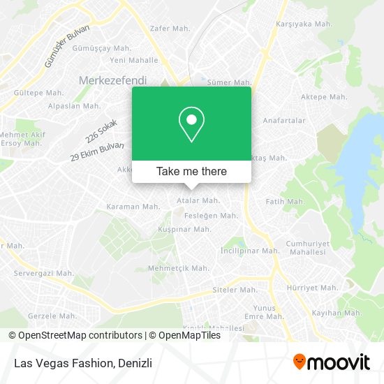 Las Vegas Fashion map