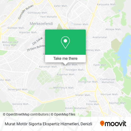 Murat Motör Sigorta Ekspertiz Hizmetleri map