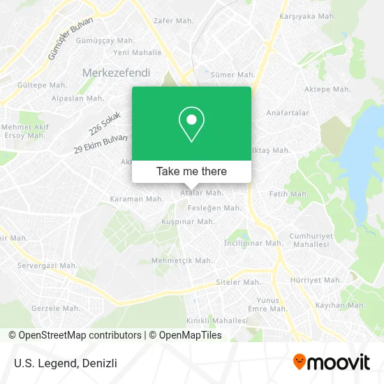 U.S. Legend map