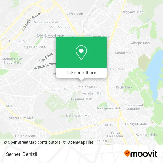 Sernet map