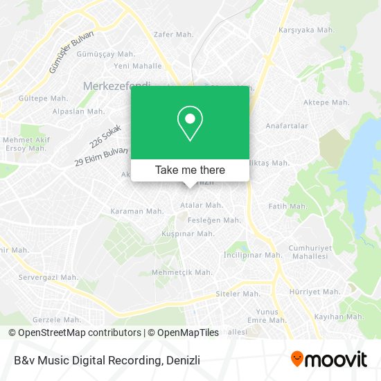 B&v Music Digital Recording map