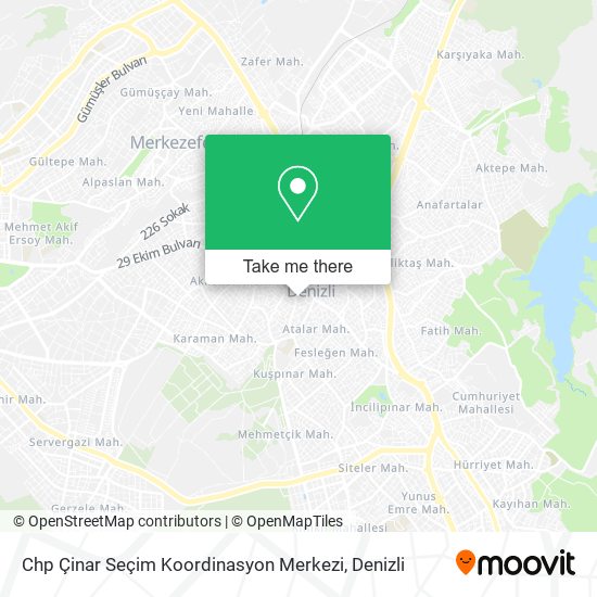 Chp Çinar Seçim Koordinasyon Merkezi map
