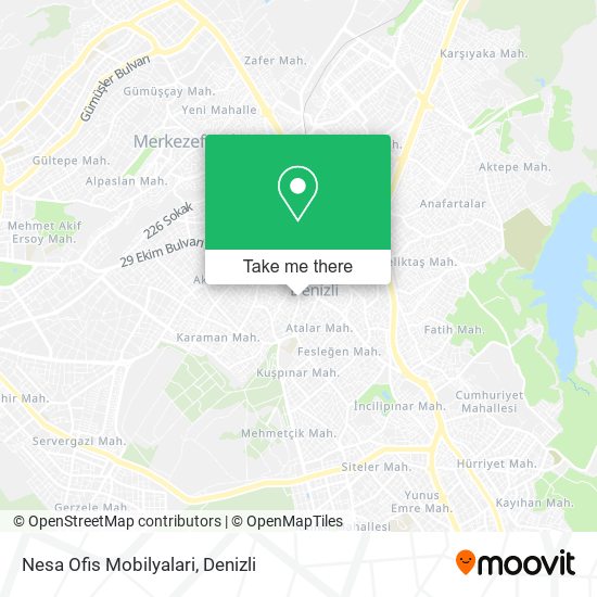 Nesa Ofis Mobilyalari map