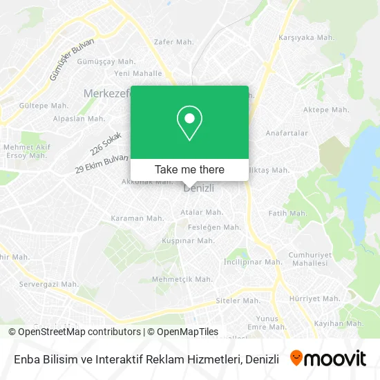 Enba Bilisim ve Interaktif Reklam Hizmetleri map
