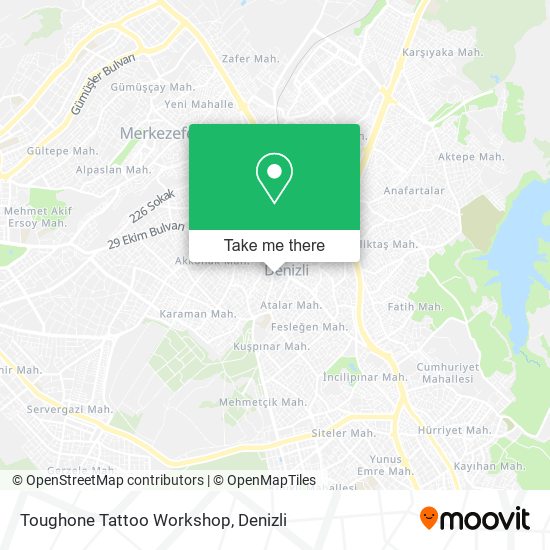 Toughone Tattoo Workshop map