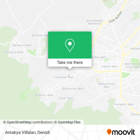 Antakya Villaları map