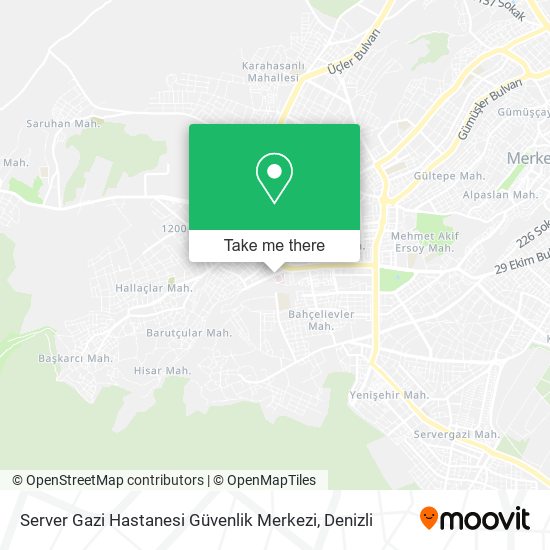 Server Gazi Hastanesi Güvenlik Merkezi map