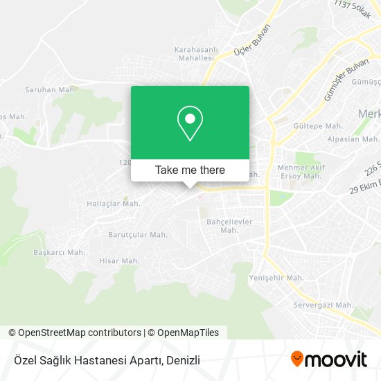 Özel Sağlık Hastanesi Apartı map