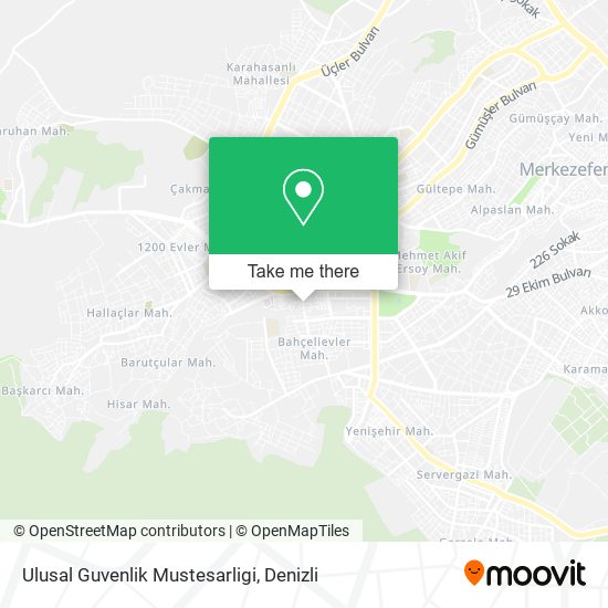 Ulusal Guvenlik Mustesarligi map