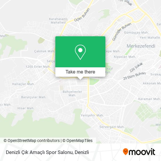 Denizli Çık Amaçlı Spor Salonu map