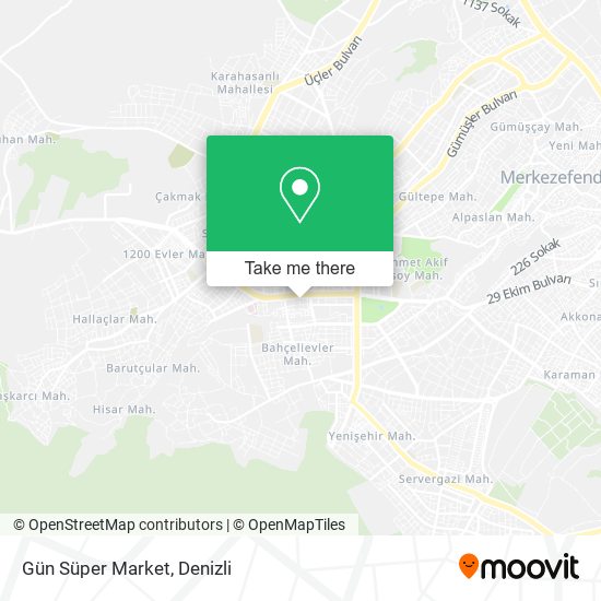Gün Süper Market map