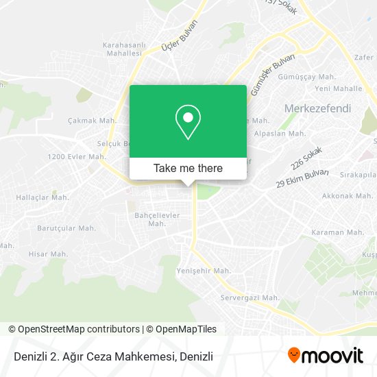 Denizli 2. Ağır Ceza Mahkemesi map