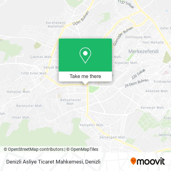 Denizli Asliye Ticaret Mahkemesi map