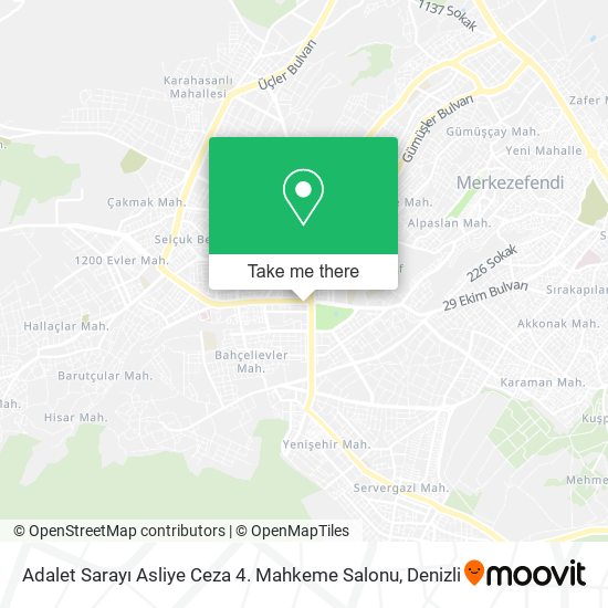 Adalet Sarayı Asliye Ceza 4. Mahkeme Salonu map