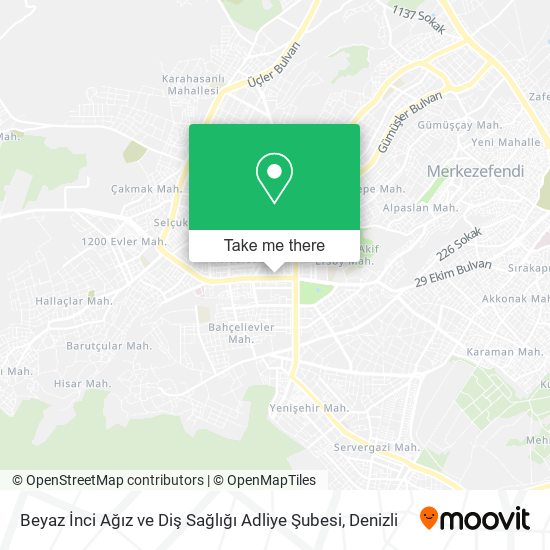 Beyaz İnci Ağız ve Diş Sağlığı Adliye Şubesi map