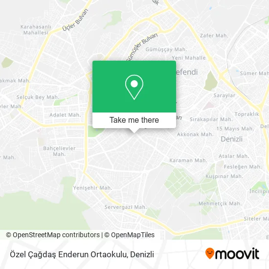 Özel Çağdaş Enderun Ortaokulu map