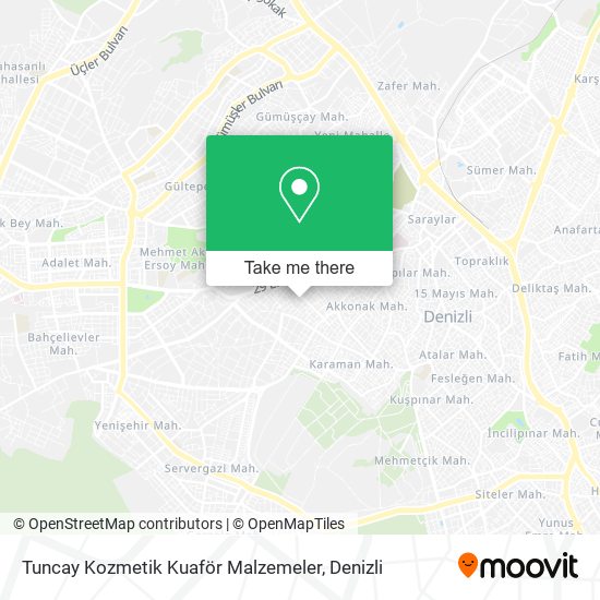 Tuncay Kozmetik Kuaför Malzemeler map