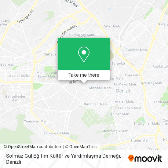 Solmaz Gül Eğitim Kültür ve Yardımlaşma Derneği map