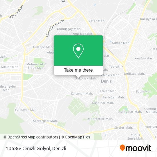 10686-Denızlı Golyol map