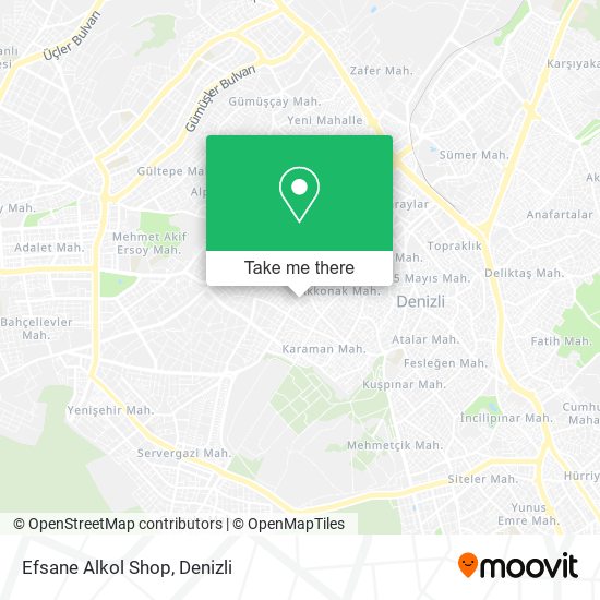 Efsane Alkol Shop map