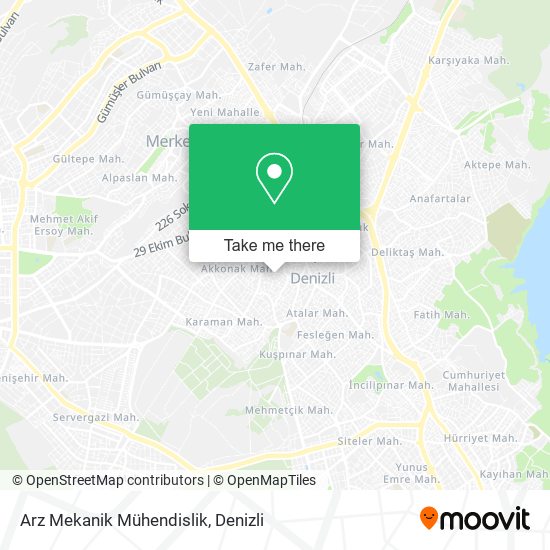 Arz Mekanik Mühendislik map