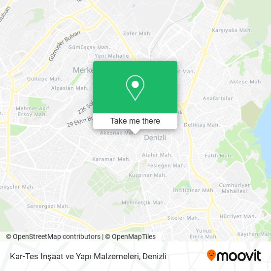Kar-Tes Inşaat ve Yapı Malzemeleri map