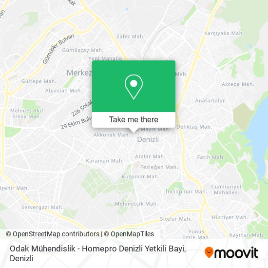 Odak Mühendislik - Homepro Denizli Yetkili Bayi map