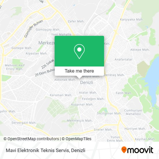 Mavi Elektronik Teknis Servis map