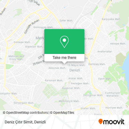 Deniz Çıtır Simit map