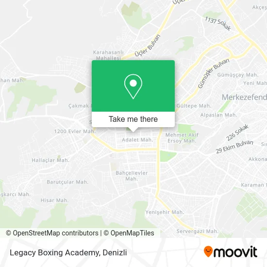 Legacy Boxing Academy map