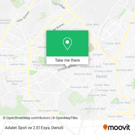 Adalet Spot ve 2.El Esya map