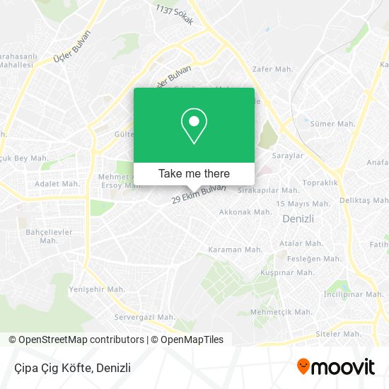 Çipa Çig Köfte map