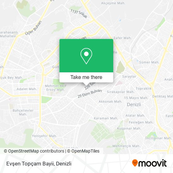 Evşen Topçam Bayii map