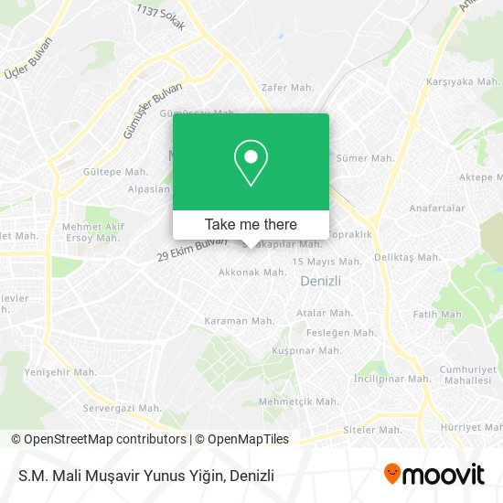 S.M. Mali Muşavir Yunus Yiğin map