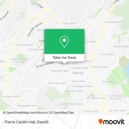 Pierre Cardin Halı map