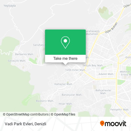 Vadi Park Evleri map