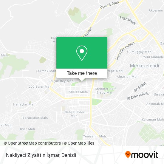 Nakliyeci Ziyaittin İşmar map