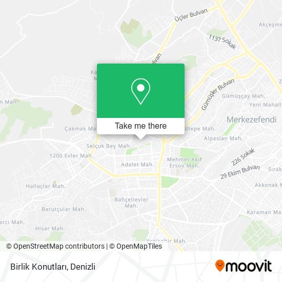 Birlik Konutları map