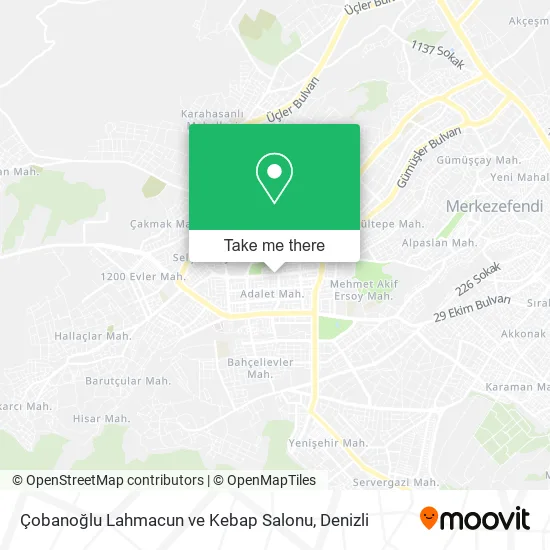 Çobanoğlu Lahmacun ve Kebap Salonu map