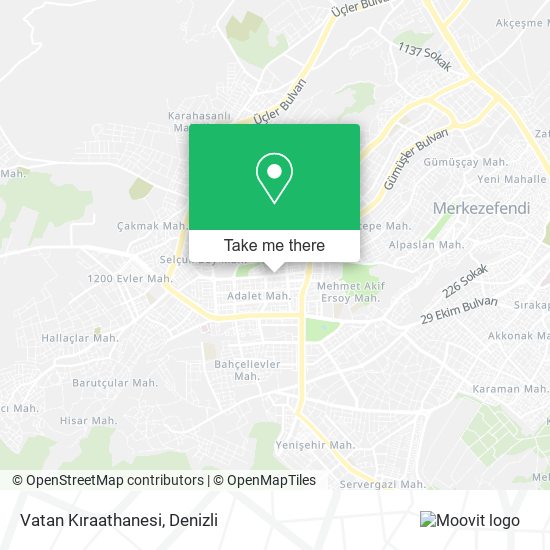 Vatan Kıraathanesi map