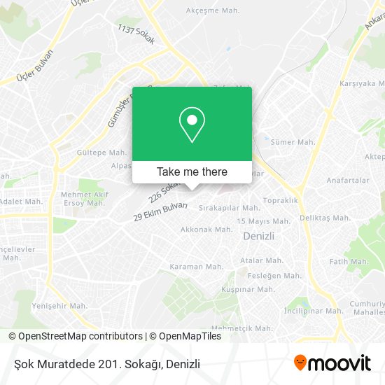 Şok Muratdede 201. Sokağı map