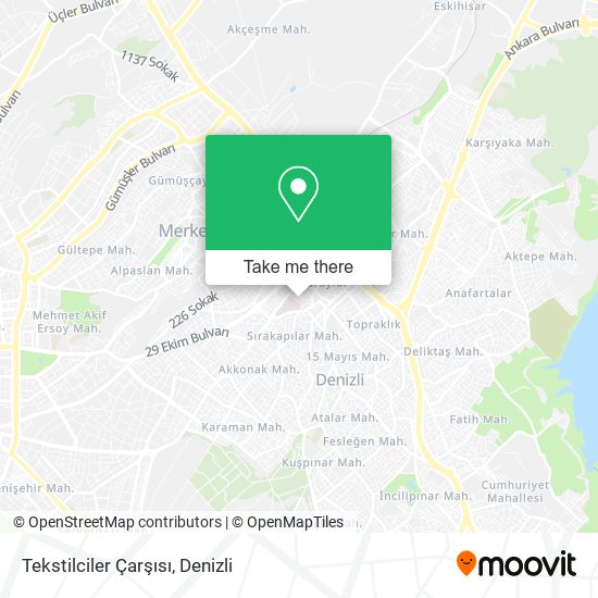 Tekstilciler Çarşısı map