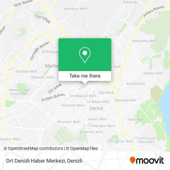 Drt Denizli Haber Merkezi map