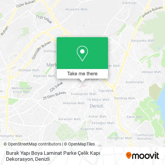 Burak Yapı Boya Laminat Parke Çelik Kapı Dekorasyon map