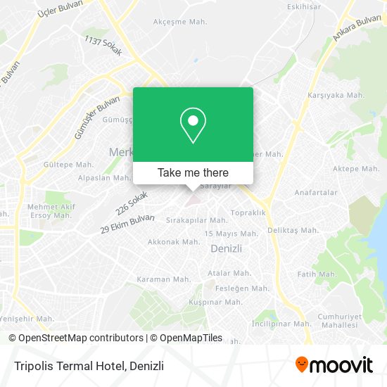 Tripolis Termal Hotel map