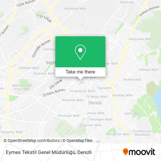 Eymes Tekstil Genel Müdürlüğü map