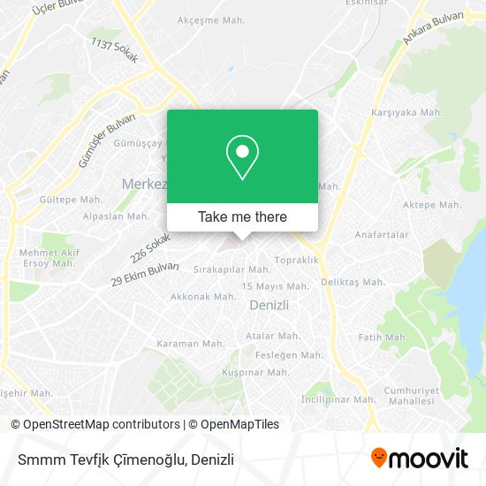 Smmm Tevfįk Çīmenoğlu map