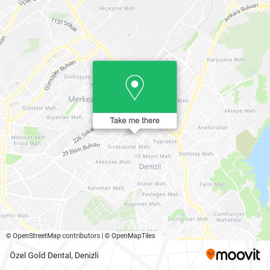 Özel Gold Dental map